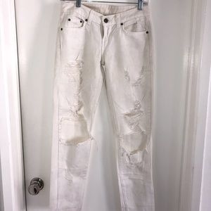 Carmar white cropped jeans size 24 MK